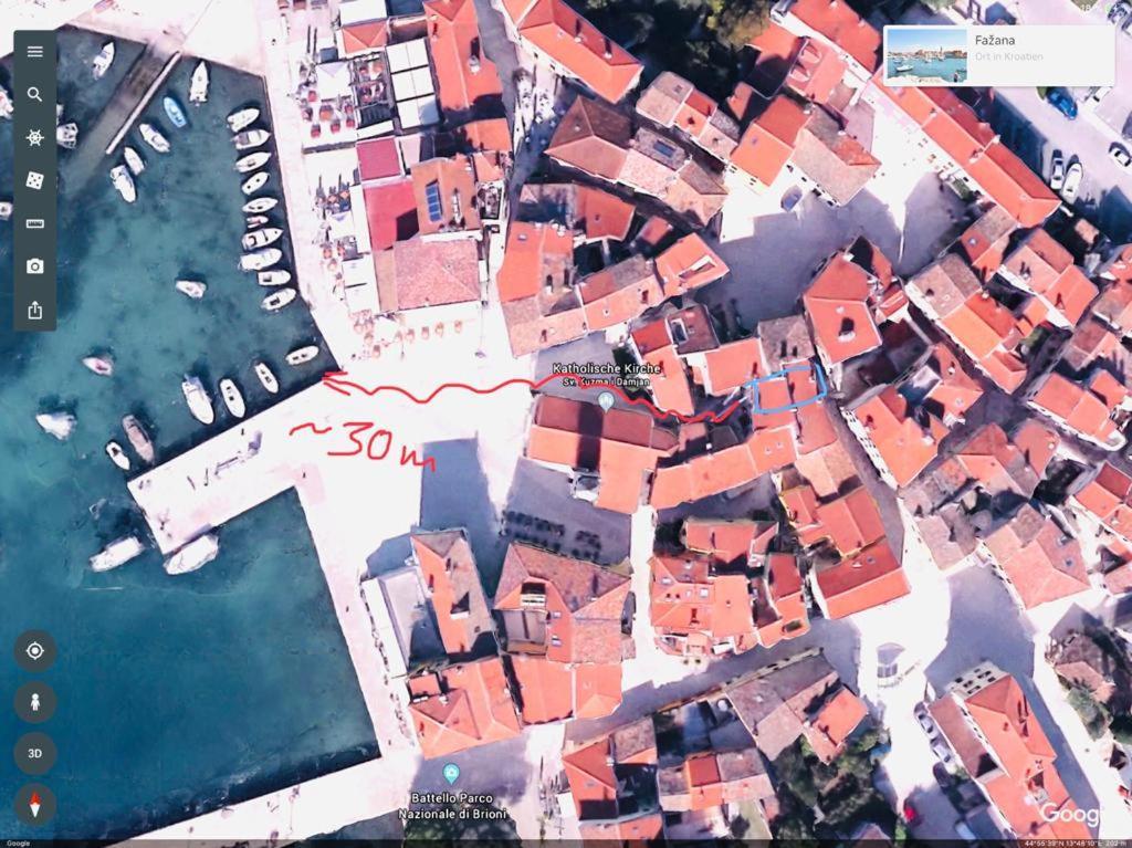 Istrian Stone House In The Heart Of The Beautiful Fishing Village Fazana - Only Few Steps From The Sea And The Wonderful Beach - Incl Plasma-Quad-Plus-Filter Against C O V I D Esterno foto